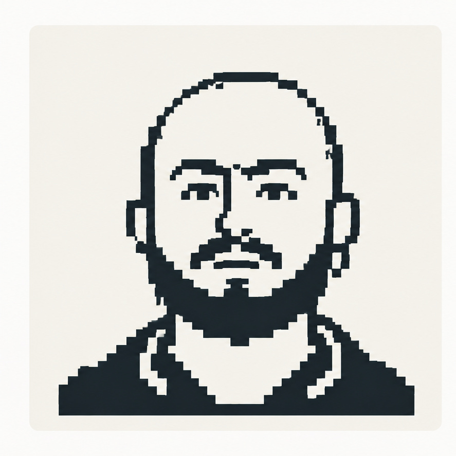 Retrato ilustrado de Matías Parra